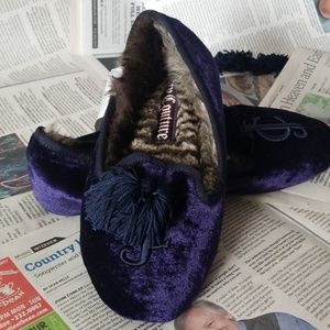 Juicy Couture Velvet Slippers